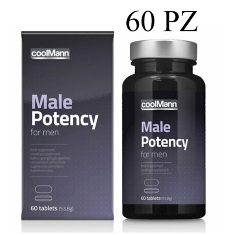 CoolMann Potency Tabs 60pcs stimolatore pene - Coadiuvanti - Sexy S...