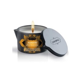 Candela da massaggi coconut e ananas Ignite Massage Candle 170gr - ...