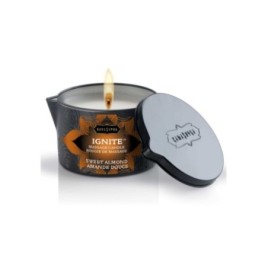 Candela da massaggio almond Ignite Massage Candle 170gr - Coadiuvan...