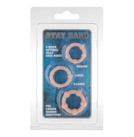 Anello pene kit Stay Hard - Three Rings - Anelli Fallici - Sexy Sho...