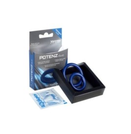 Anello fallico doppio in silicone POTENZ duo ring Medium - Anelli F...