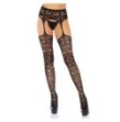 Collant Scroll Lace Garterb. Stockings