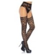 Collant Scroll Lace Garterb. Stockings