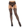 Collant Scroll Lace Garterb. Stockings