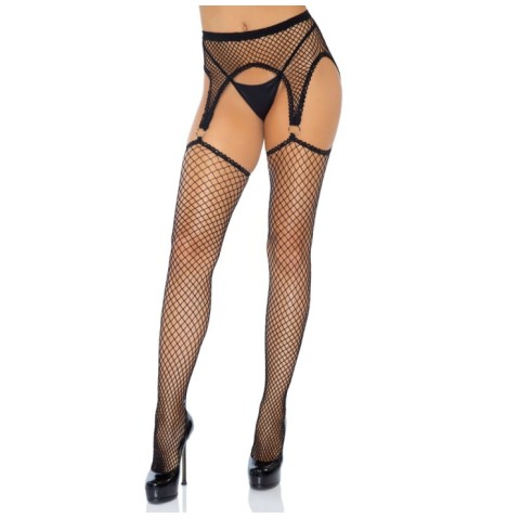 Collant Net garterbelt stockings - Calze e Collant - Sexy Shop Ingr...