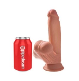 Pene finto con ventosa 3D Cock Swinging Balls 7 Inch - Falli Realis...