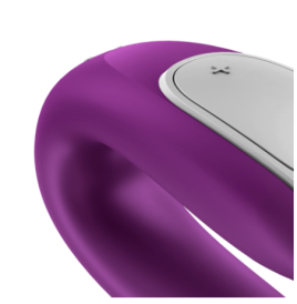 Vibratore per coppia Double Fun Purple con APP - Coppia - Sexy Shop...