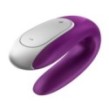 Vibratore per coppia Double Fun Purple con APP