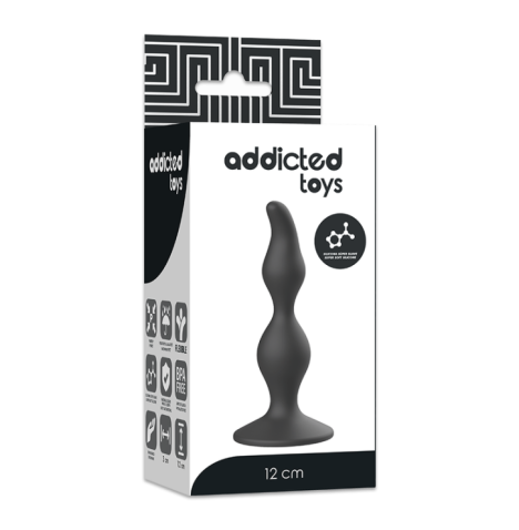 Plug anale in silicone ADDICTED Toys black - Plug Anale - Sexy Shop...