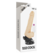 Vibratore realistico 2 in 1 guaina fallica con testicoli BASECOCK REALISTIC