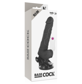 Vibratore realistico con telecomando 2 in 1 Guaina per pene BaseCoc...