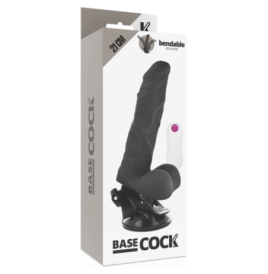 Vibratore realistico pieghevole con telecomando Basecock - Vibrator...