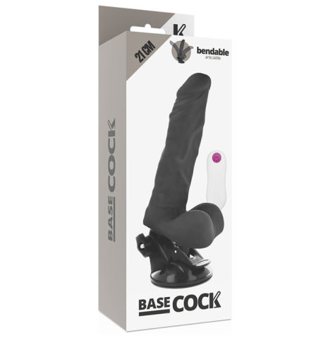 Vibratore realistico pieghevole con telecomando Basecock - Vibrator...