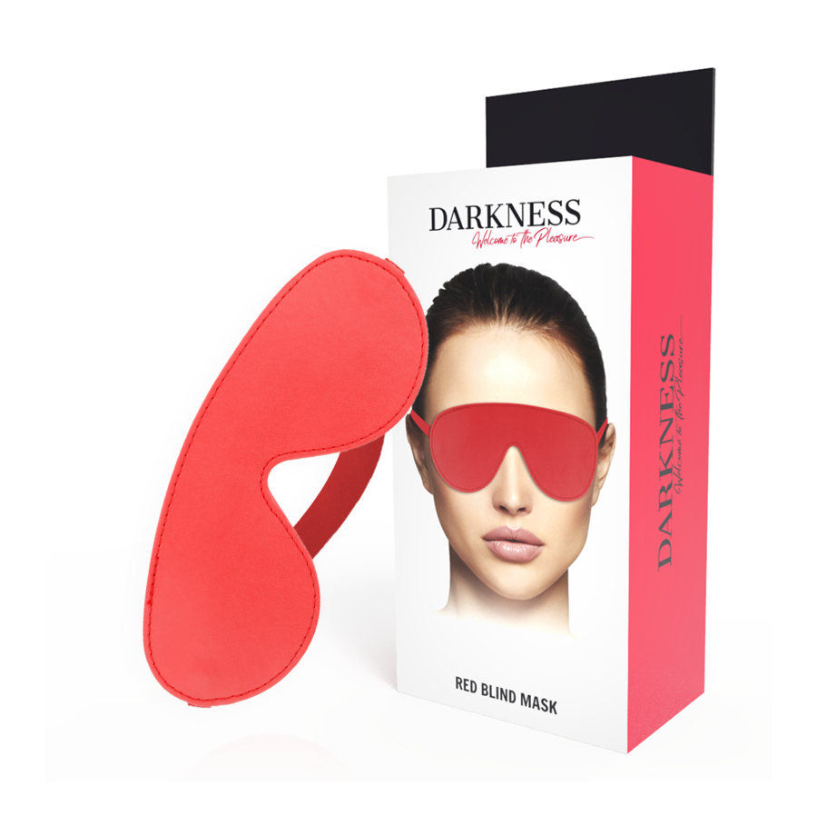 Maschera occhi DARKNESS EYEMASK RED Alta Qualità