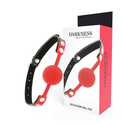 Morso fetish DARKNESS BALL GAG IN SILICONE ROSSO - Morsi - Sexy Sho...