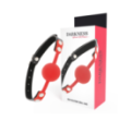 Morso fetish DARKNESS BALL GAG IN SILICONE ROSSO