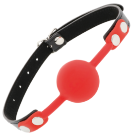 Morso fetish DARKNESS BALL GAG IN SILICONE ROSSO - Morsi - Sexy Sho...