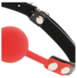 Morso fetish DARKNESS BALL GAG IN SILICONE ROSSO