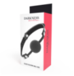 Morso sadomaso DARKNESS BALL GAG IN SILICONE NERO