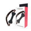 Morso sadomaso DARKNESS BONE GAG SILICONE BLACK