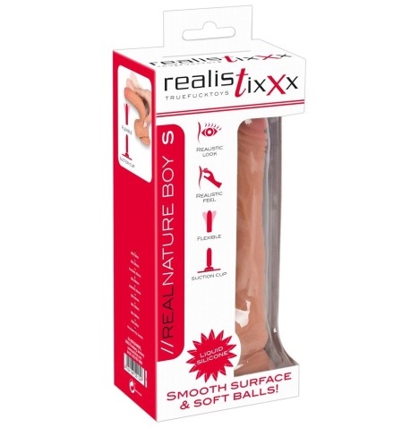 Fallo con ventosa RealNature Boy - Falli - Sexy Shop Ingrosso