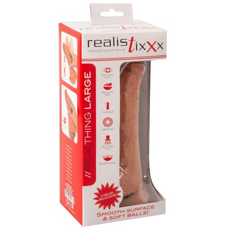 Vibratore realistico con ventosa RealThing - Sex toys - Sexy Shop I...