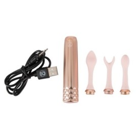 Vibratore per coppie Stimulator with 3 attachments - Stimolatori Va...