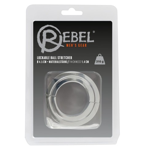 Anello per testicoli Lockable Ball Stretcher - Anelli Fallici - Sex...