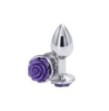 Plug anale Rose Buttplug purple Small