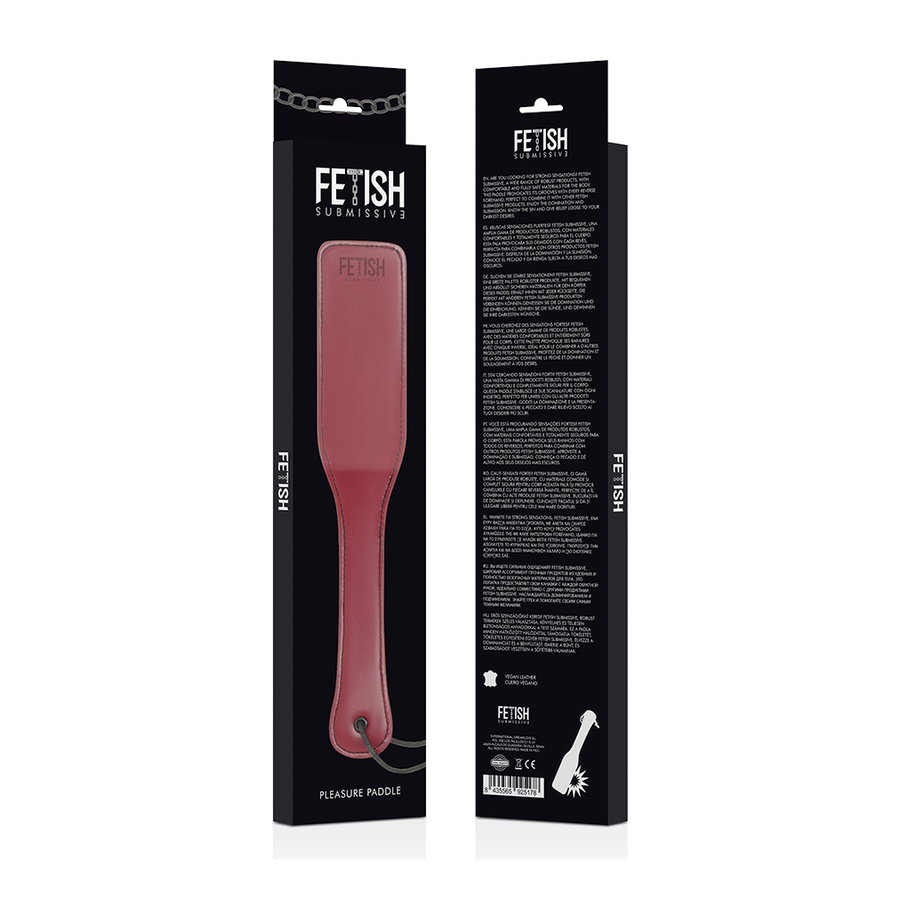 Sculacciatore FETISH SUBMISSIVE DARK ROOM PADDLE WITH STITCHING