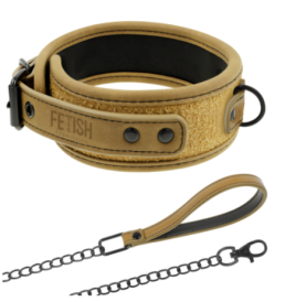 Collare con guinzaglio FETISH SUBMISSIVE ORIGIN COLLAR WITH LEASH -...