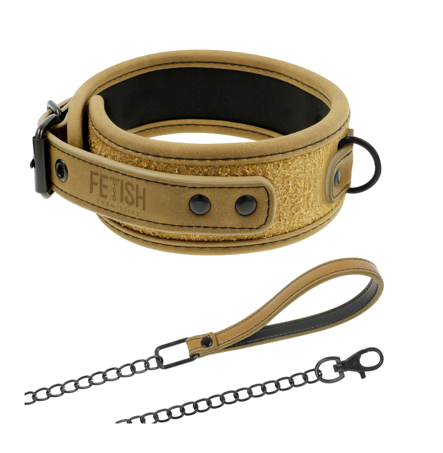 Collare con guinzaglio FETISH SUBMISSIVE ORIGIN COLLAR WITH LEASH