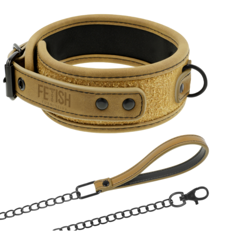 Collare con guinzaglio FETISH SUBMISSIVE ORIGIN COLLAR WITH LEASH -...