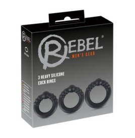 Anello fallico Silicone Steel Rings kit - Anelli Fallici - Sexy Sho...