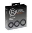 Anello fallico Silicone Steel Rings kit