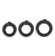 Anello fallico Silicone Steel Rings kit