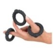 Anello fallico Silicone Steel Rings kit