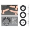 Anello fallico Silicone Steel Rings kit