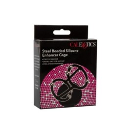 Anello fallico doppio Beaded Silicone Enhancer Cage - Anelli Fallic...