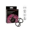 Anello fallico doppio Beaded Silicone Enhancer Cage