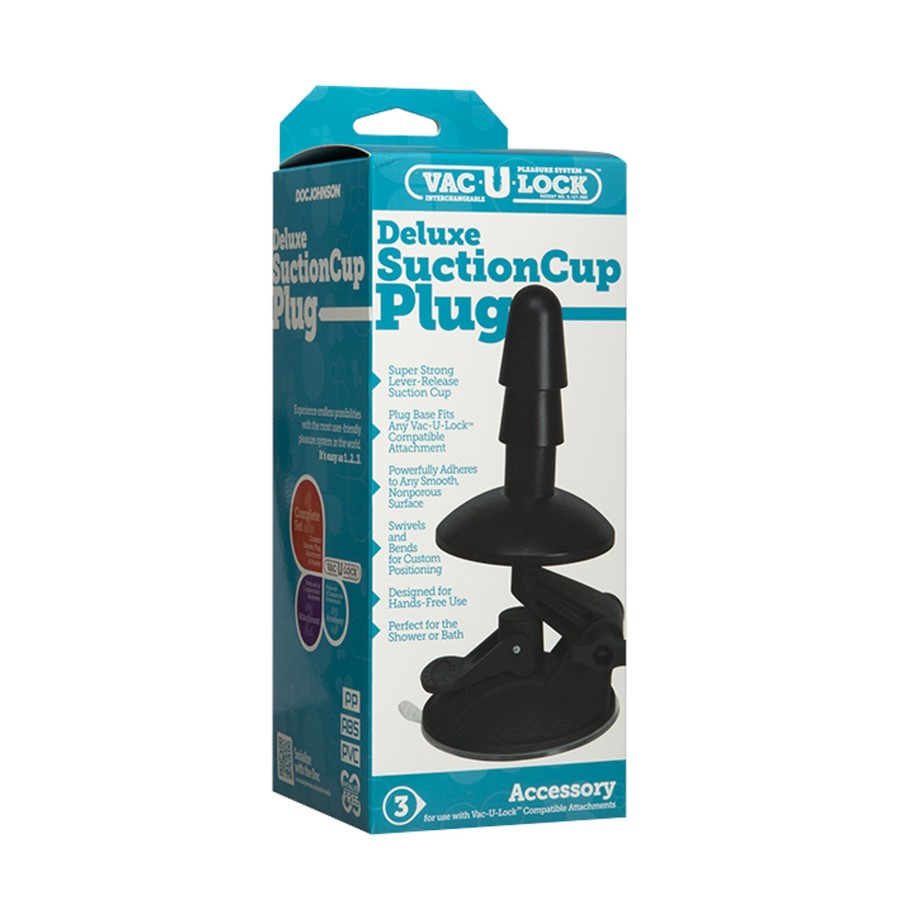 Ventosa per vibratore fallo Deluxe Suction Cup Plug Acc.