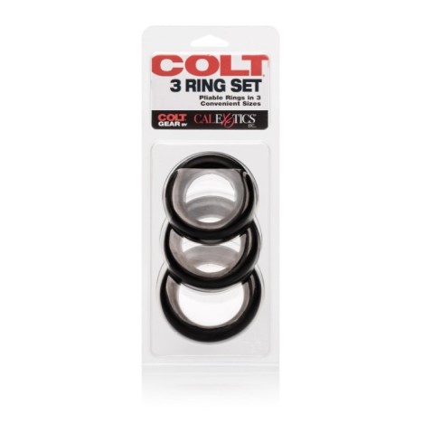 Anello per pene e testicoli kit COLT 3 Ring Set - Anelli Fallici - ...