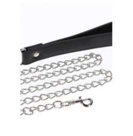 Collare con guinzaglio Elegant Collar and Chain Leash - Sadomaso - ...