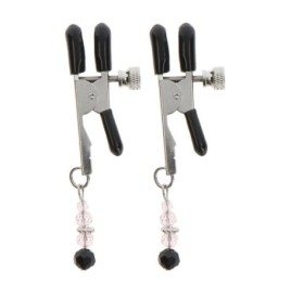 Morsetti per capezzoli Adjustable Clamps With Beads - Sex toys - Se...