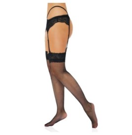 Collant Net Stockings with Lace Top - Calze e Collant - Sexy Shop I...