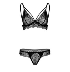 Completo intimo Bra and Crotchless Panty - Intimo Sexy - Sexy Shop ...