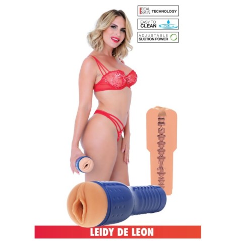 Masturbatore vagina realistica Leidy De Leon Pornstar Pussy - Mastu...