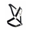 Pettorina nera in ecopelle  DNGEON Cross Chain Harness