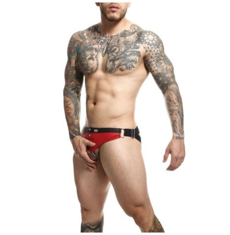 Perizoma uomo rosso DNGEON Cockring Jockstrap - Tanga e Perizoma - ...