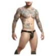 Perizoma uomo verde militare DNGEON Chain Jockstrap